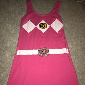 Pink Power Rangers dress!
